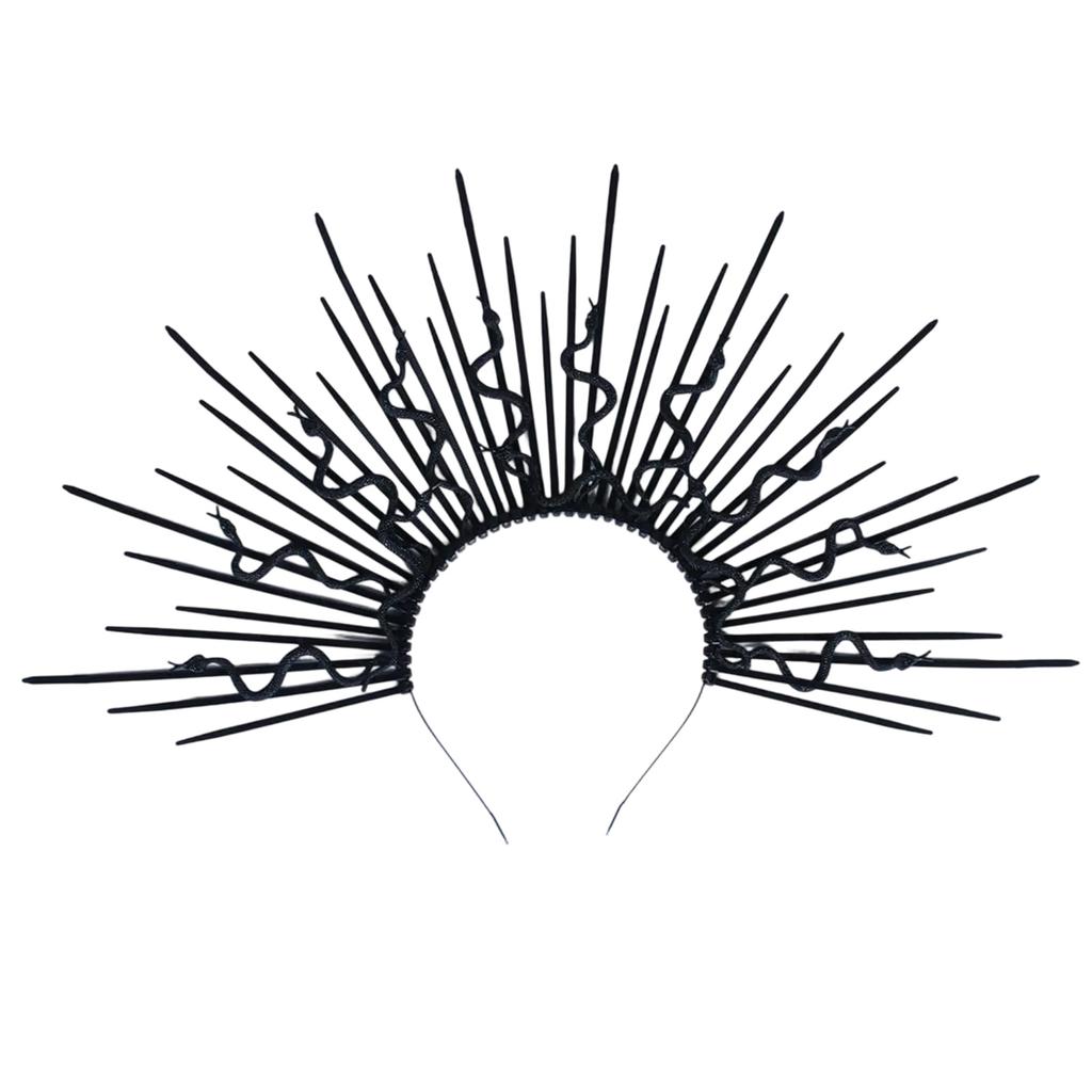 Medusa Snake Hair Band Artistic Gothic Headwear for Party Cosplay Accessory for Music Festivals Nightclubs Livehouse