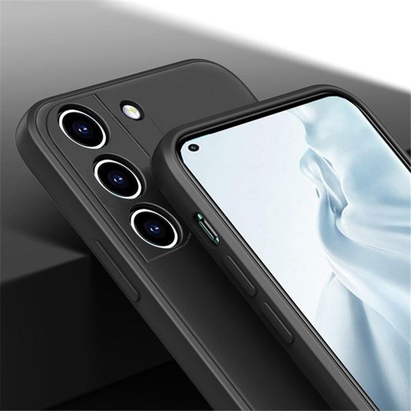 

Жидкий силиконовый чехол Skin Feel для Samsung Galaxy A04S A54 A23 A33 A53 A73 A22 A32 A52 A72 M32 M33 M53 S20 S21 FE S22 S23 Ultra Plus квадратный мягкий чехол For Samsung Galaxy A23 чёрный