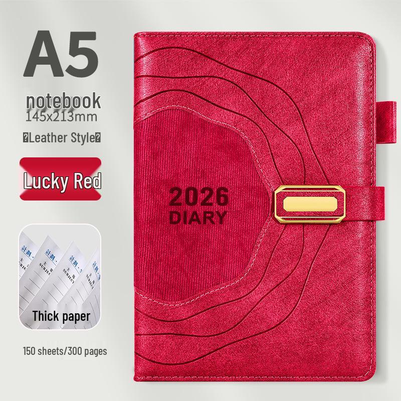 2026 Premium Engraved Notebook – Ideal for Students & Colleagues, Perfect as a Work Diary or Gift