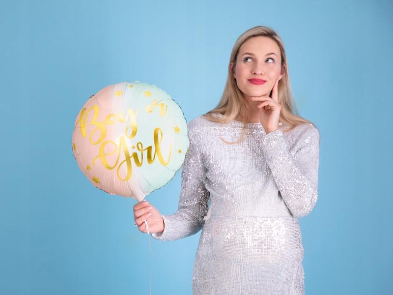 Boy Or Girl Foil Balloon, 35 , Mix