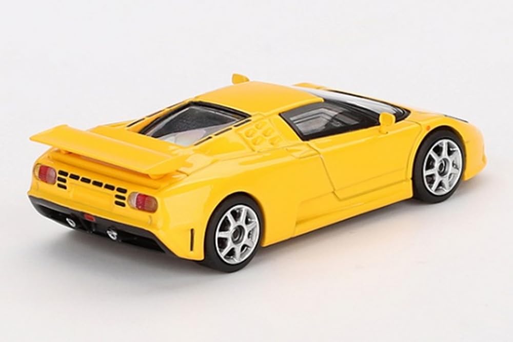 MINI GT Bugatti EB110 Super Sports Giallo Bugatti Completed Product 1/64 (Yellow) (Left Handle) MGT00866-BL