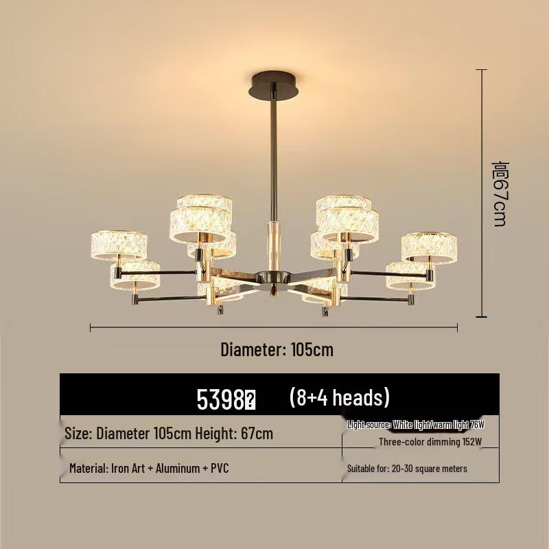 Modern Nordic Minimalist Chandelier - Luxurious Dining & Living Room Lighting