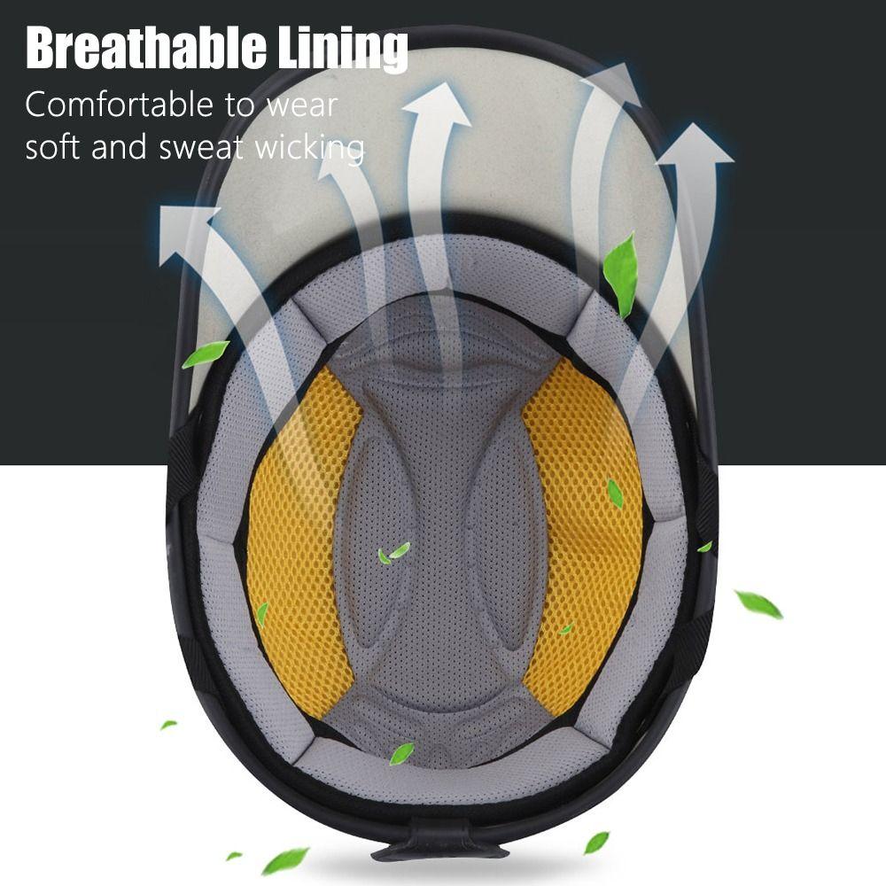 1Pcs Electric Cycling Electric Bicycle Helmets Universal Baseball Cap Hat Safety Helmet  for Adults