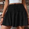 Lace Up Sports Shorts Skirt Loose Pajama Pants Fashionable Beach Short  Casual Wear