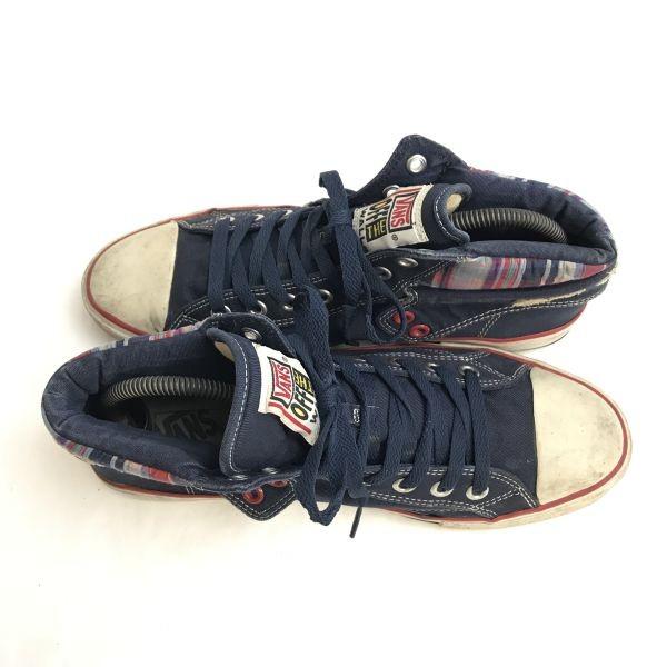 Vans High Cut Sneakers 9 27 navy(USED)