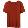 Sancai 2026 Spring Round Neck Slim Fit Short Sleeve T-Shirt