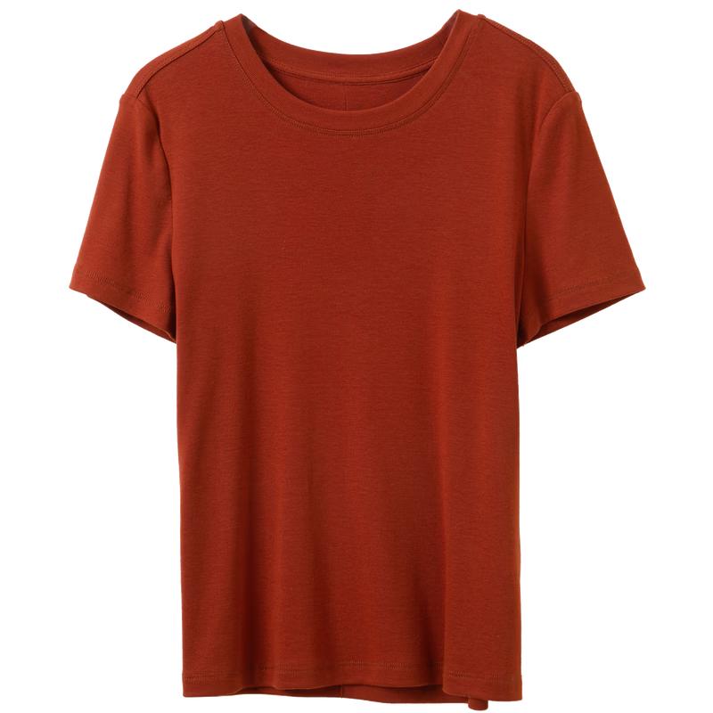 Sancai 2026 Spring Round Neck Slim Fit Short Sleeve T-Shirt
