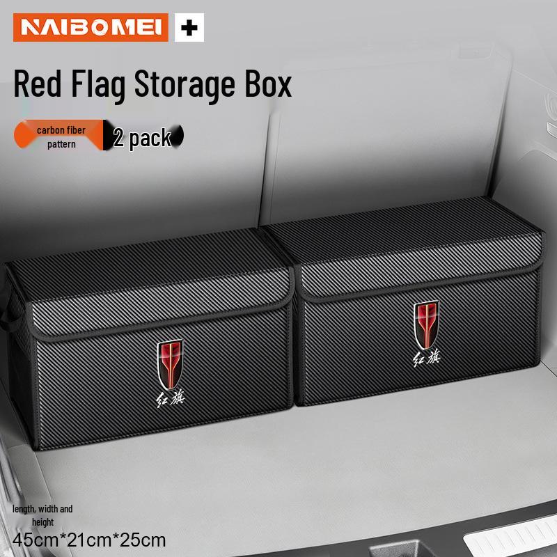 Hongqi Car Trunk Storage Organizer for HS5, HS7, H5, H7, EHS3, HS9, H9 Models