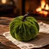 Seasonal Floral Scene Accents Small Artificial Velvet Pumpkin Decoration Fall Thanksgiving Soft Stuffed Party Ornaments Ornament Autumn Harvest