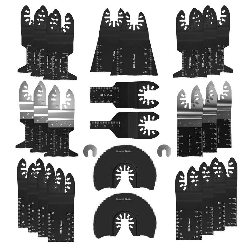 Schnellwechsel-Multitool-Zubehör Universell Dünnes Metall Holzschneiden Multifunktionale Schneidklingen Holz- und Metallschneiden