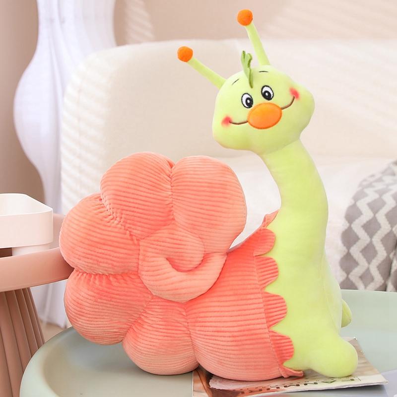 

25 см/40 см/50 см мультяшная улитка плюшевые игрушки подушка необычная подушка мягкая мягкая игрушка для дивана домашний декор для автомобиля подарки 50cm розовый