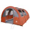 VidaXL Tunnel Camping Tent 4 Personnes, Shade Tent with Carry Bag, Camping Awning, Garden Shelter, Grey 94402