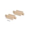 New Wooden Train Track Adapter Rail Building Block Connector Compatible All Brand Wood Railway Wooden Train Track Accessories