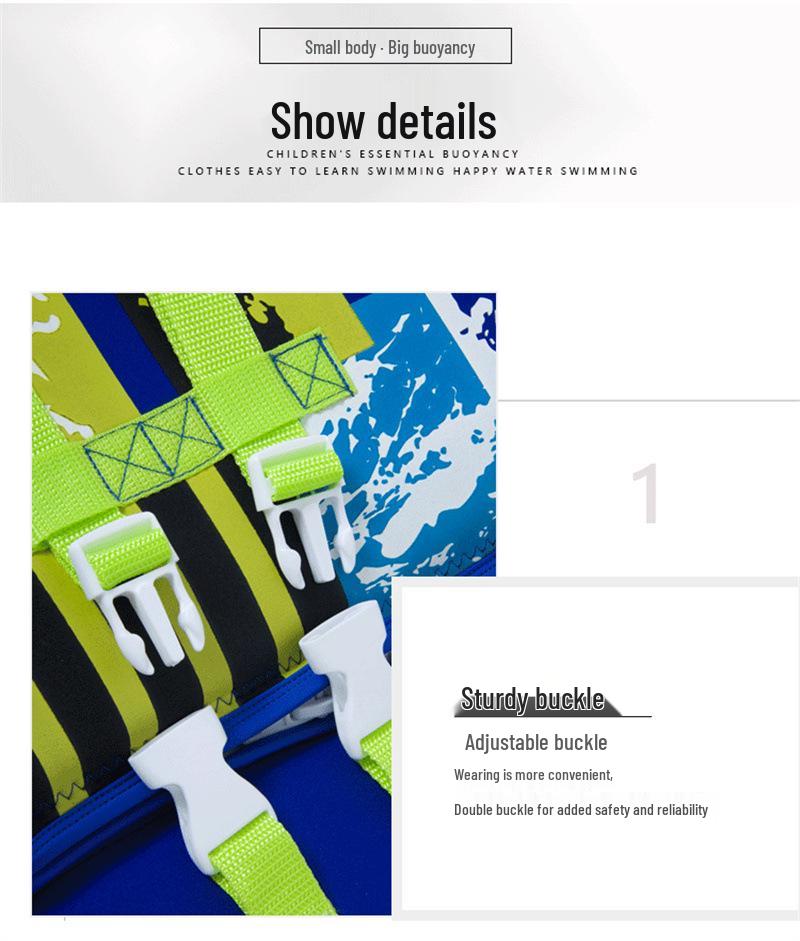 Children's Professional Buoyancy Life Jacket for Snorkeling, Swimming, and Warm Drifting - Boys' and Girls' Vest