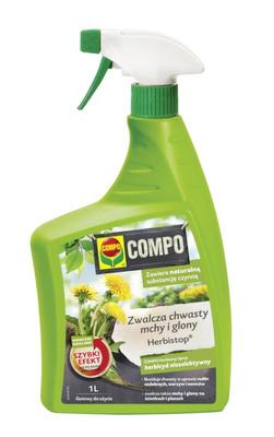 Naturalny środek do zwalczania chwastów, mchu i glonów, 1l compo herbistop spray