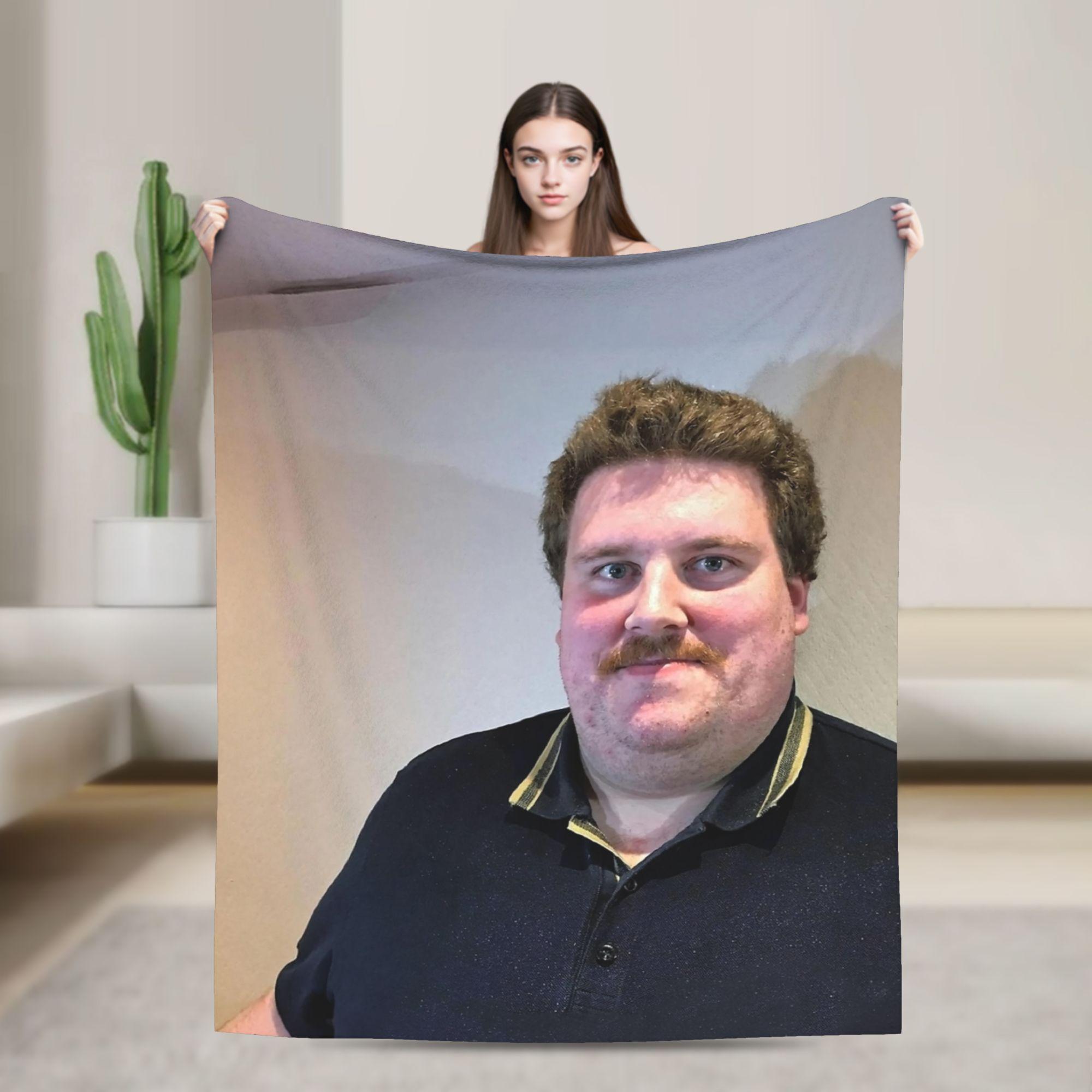 Happy Adults Toys Unisex Drachenlord Poster Rainer Winkler The Superstar Original Blankets Velvet Winter Soft Throw Blankets For Sofa Couch Bedspread