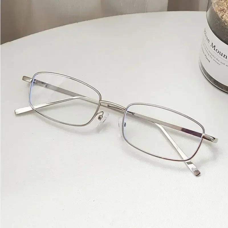 Mode Kleine Rechthoekige Zonnebril Mannen Vrouwen Vintage Vierkante Rij Zonnebrillen Merk Metalen Frame Brillen lentes de sol mujer