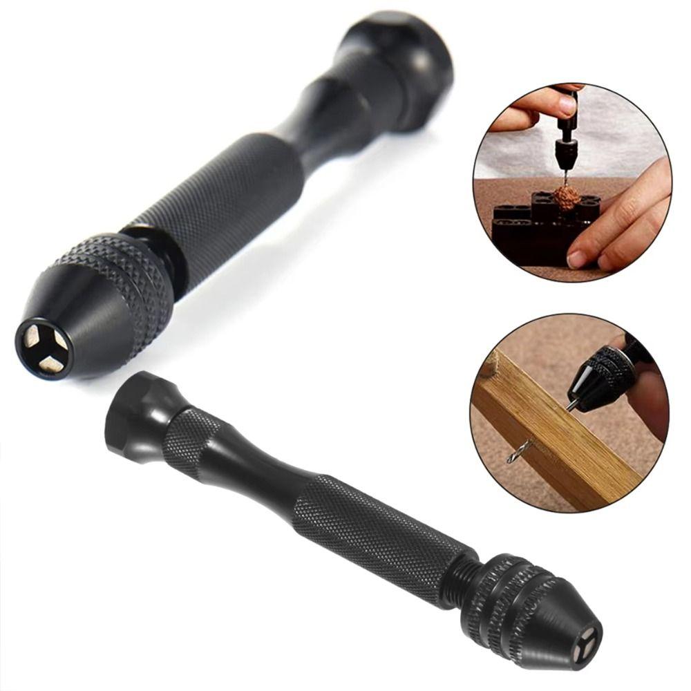 Tiny Mini Micro Aluminum Hand Drill Mini Drilling Rotary Tools Jewelry Tool Micro Twist Bit
