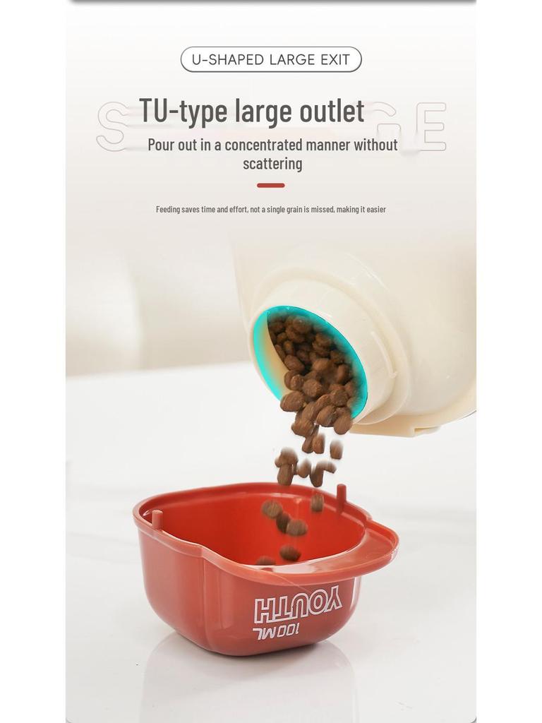 Pet Food Airtight Storage Container - Moisture-Proof Bucket for Cat and Dog Food