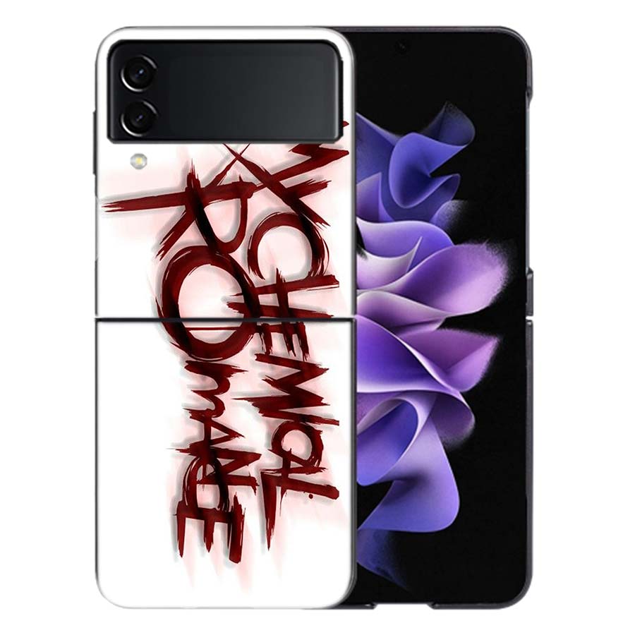 My Chemical Romance MCR Phone Case For Samsung Z Flip 6 7 5G Galaxy Z Flip 5 4 3 5G Cases Shockproof Hard Cover TPU