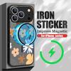 Thin Ring Magnetic For Magsafe Case For iPhone 17 Pro Max Case iPhone 16 15 14 13 Pro Max 17E Daisies Flowers Print Hybrid TPU+PC Matte Cover
