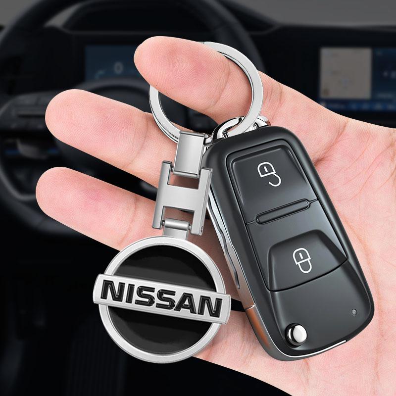 1 Peça Emblema LOGO Chaveiro Argola de Chave Acessórios Para Nissan Nismo Qashqai j11 Juke GTR X-Trail Patrol Micra Navara Tiida