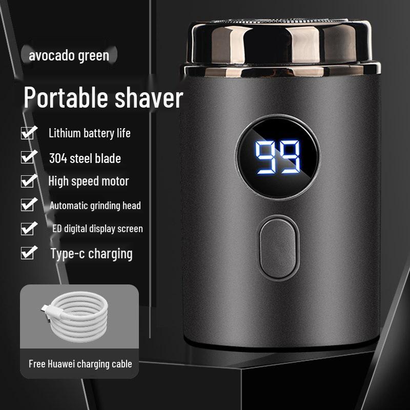 Electric Shaver: Super Clean, Fully Washable, Compact & Portable Men's Beard Trimmer