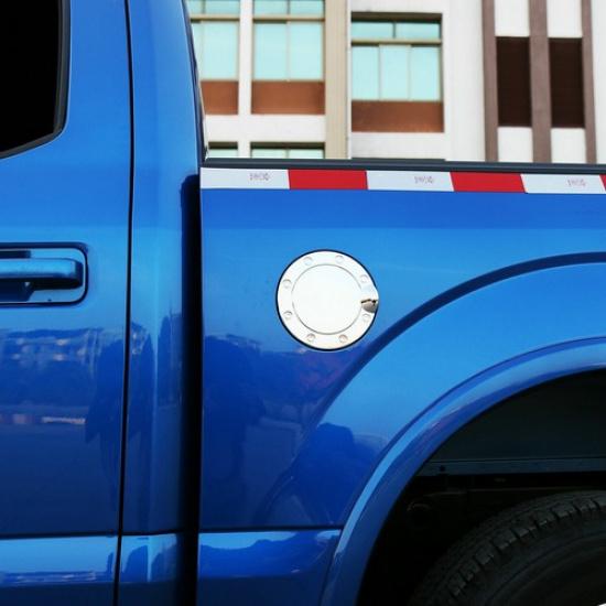 Door Fuel Tank Cover Filler Gas Caps Cover Trim for Ford F150 F-150 2015-