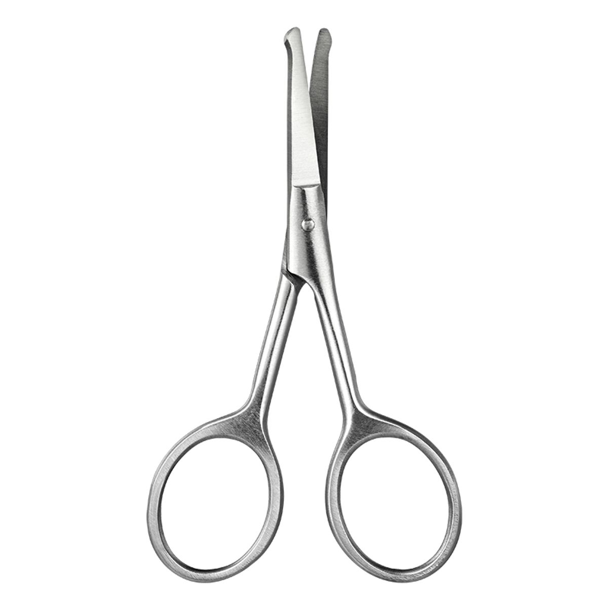 Rounded blade safety scissors