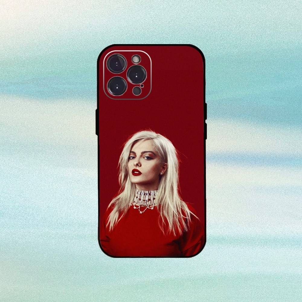 B-Bebe Rexha Singer Phone Case For iPhone17 16 15 14 13 12 11 Pro Max Plus,5G Soft Black Case