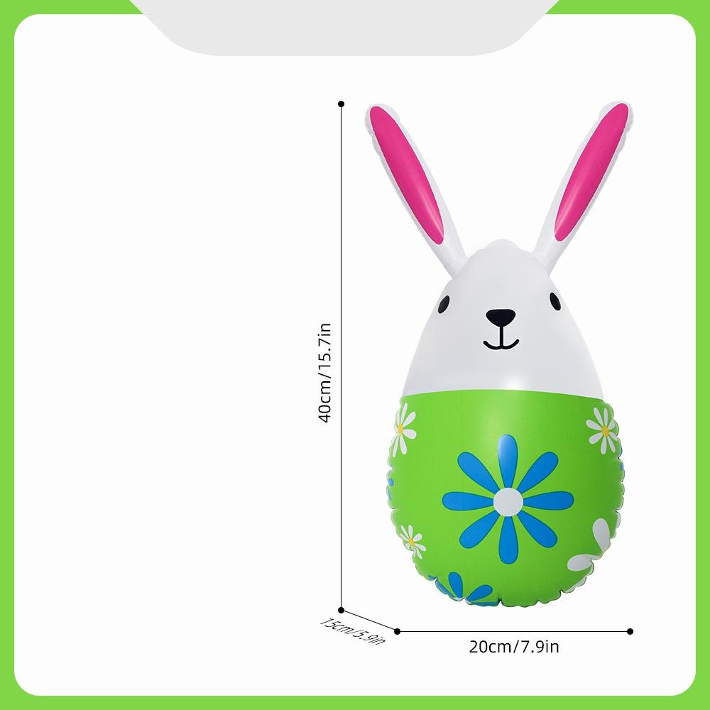 Easter Garden Decoration Giant Inflatable Bunny Egg Decorated Egg Inflatable Bright Easter Bunny Inflatable For Easter Holiday