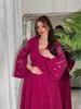 2024 Herbst Strassgürtelkleid Robe für Frauen aus dem Nahen Osten