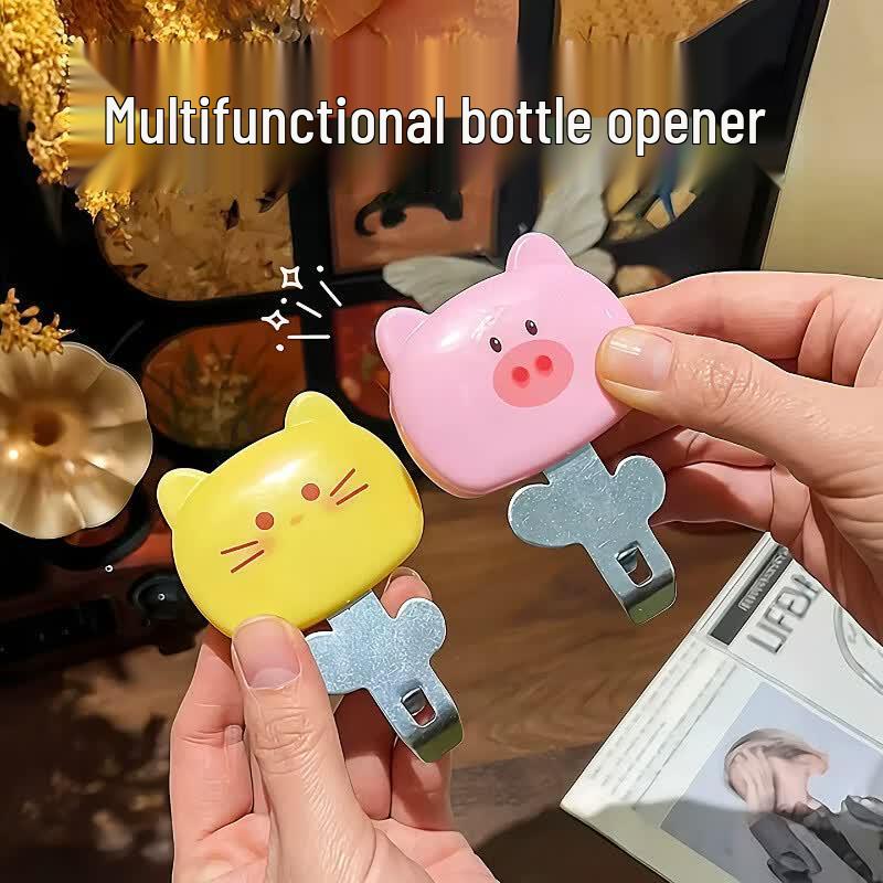 Chef Professor Cute Magnetic Multi-functional Bottle Opener