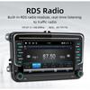 2Din Bilradio Android för Volkswagen Golf 5 6 Polo Passat B6 B7 Jetta Caddy Touran Universal Multimedia Carplay Navigation GPS 2+32GB
