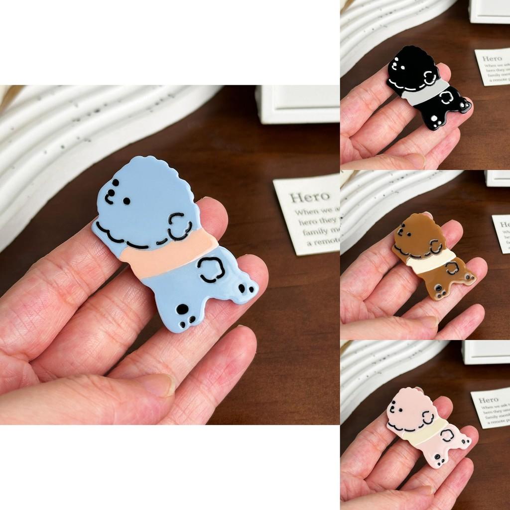 Charming Cute Doodle Dog Hair Clip For Effortless Chic Style In Various Colors