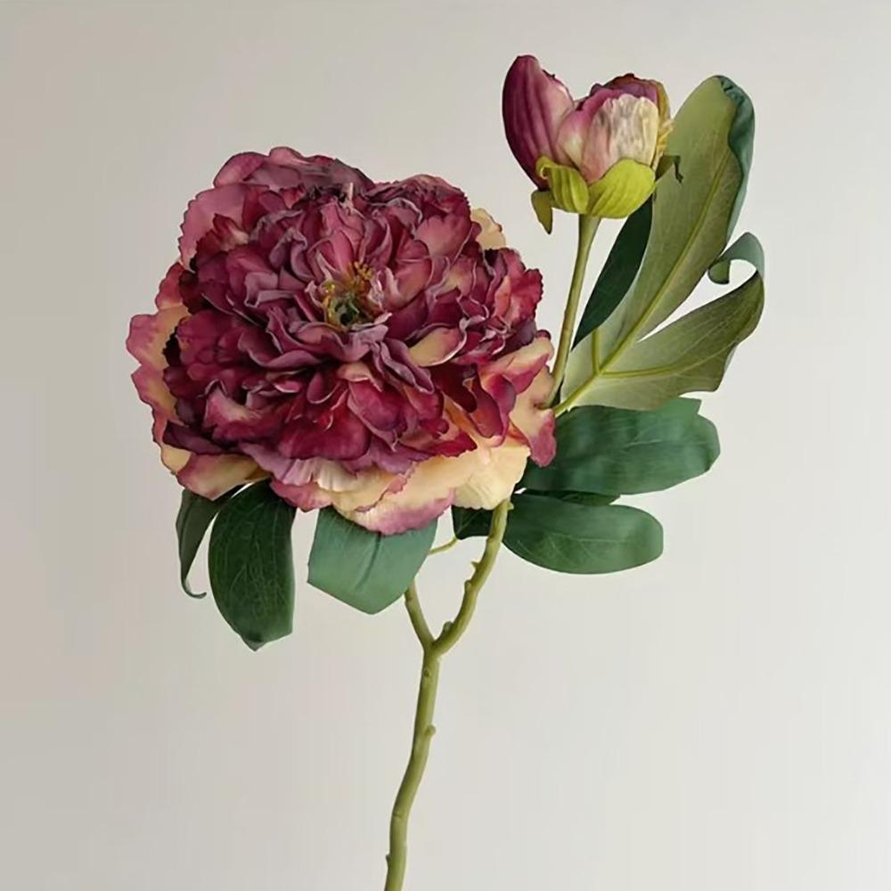 49CM Peony Artificial Flowers Big Peonies Fake Flowers Simulation  For Wedding Home Decoration
