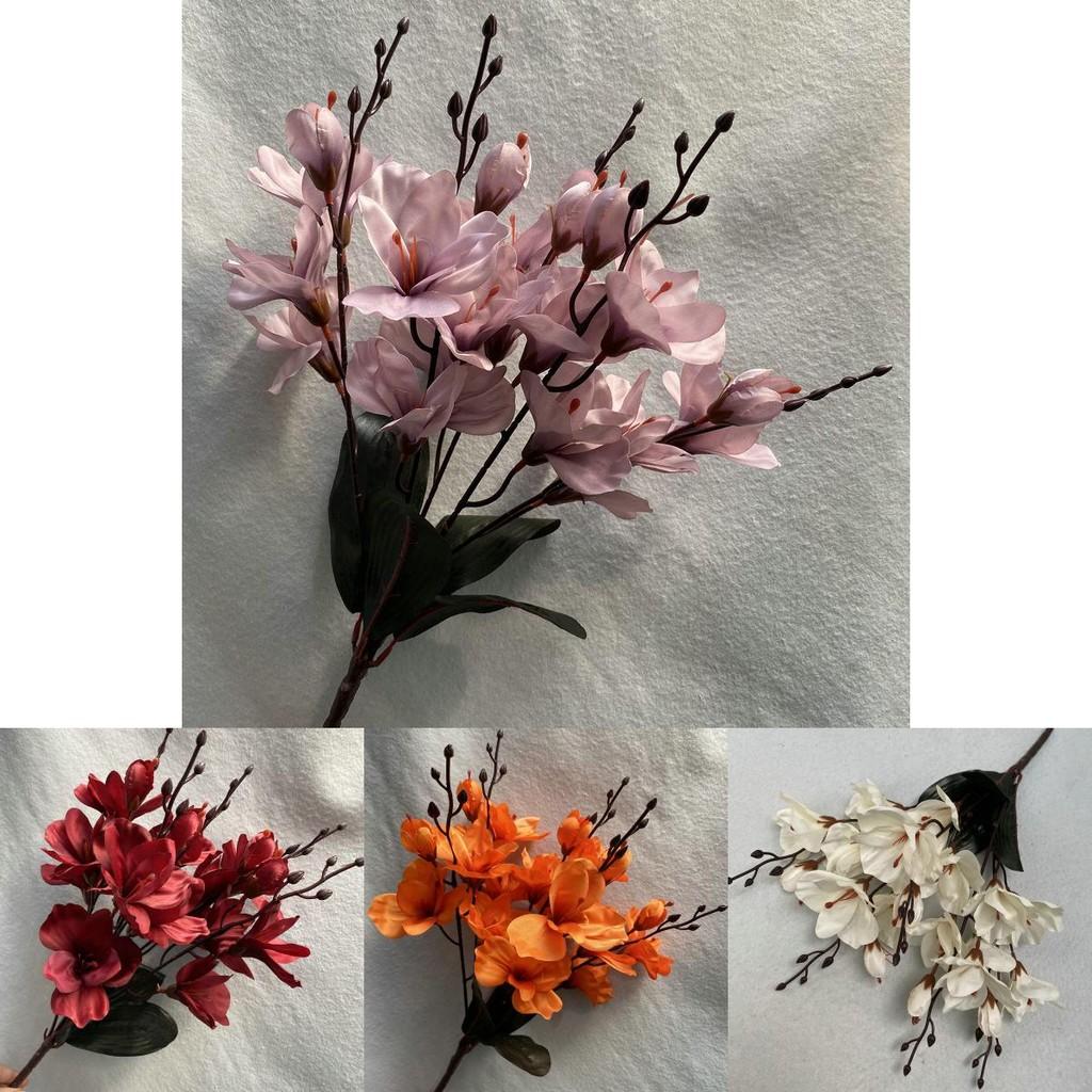 High Simulation Magnolia Flower Bouquet For Wedding Decor And Home Styling