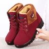 Women's Winter Cotton Boots - Velvet-Lined, Non-Slip Snow Boots for Middle-Aged & Elderly, Plus Size Available