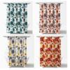 Ink Style Floral Print Shower  Curtain 180*180cm Waterproof Bathroom Cover Cloth