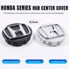 4pcs 56/62/69mm Car Wheel Center Hub Caps Stickers Auto Dekoration Accessories For Honda Civic Fit Jazz Accord Pilot CRV Odyssey