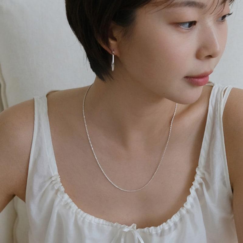 

Pinaf Leaf chain necklace 45cm