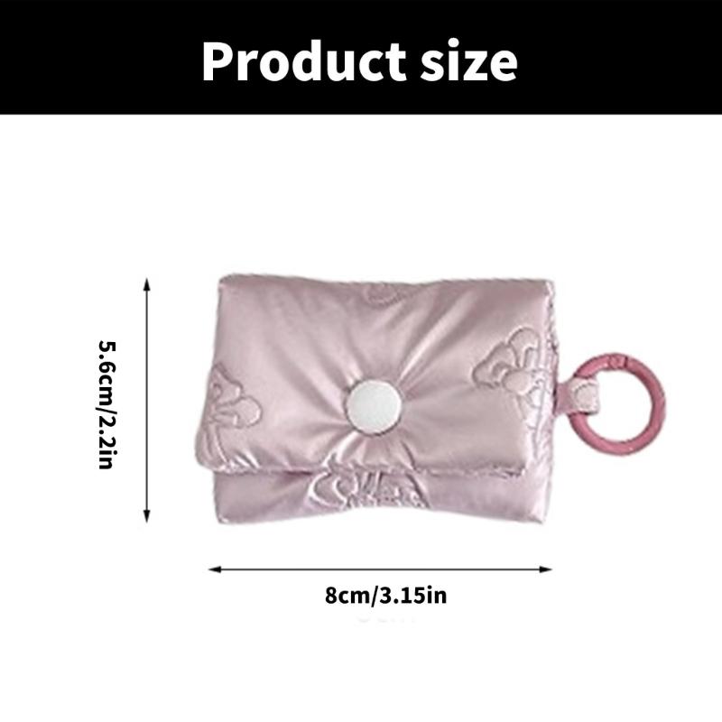 Headphone Case Bows Data Cable Storage Bag Portable Data Cable Earphone Organizer Earphone Storage Bag Earphone Bag