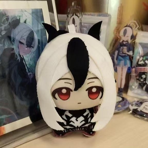 10cm Blue Archive Plush Toys Tendou Arisu Sunaokami Shiroko Anime Plushies Pendant Dolls Soft Stuffed Keychain Key Ring Gifts
