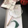 Ancient Style Chinese Embroidered Round Fan for Hanfu and Cheongsam