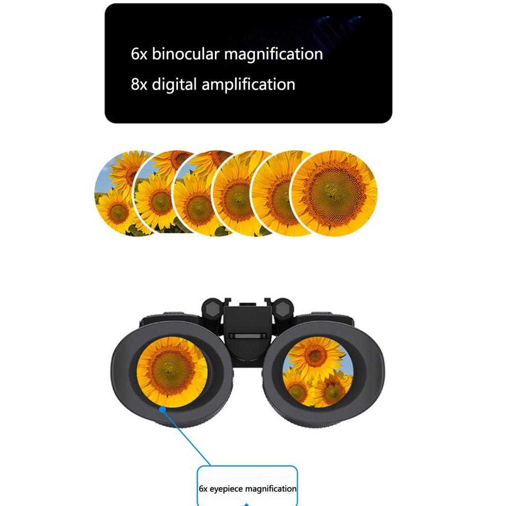 Head Mounted Night Vision Goggles Night Vision Goggles with Head Strap NV8300 3D Vision for Night Fishing