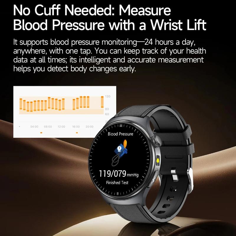 2026 New ECG Organs Smart Watch Viscera Monitor Clock Men Blood Lipids Uric Acid Body Analysis BP Flashlight Bluetooth Call Sport Smartwatch
