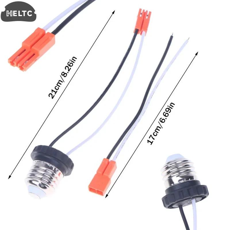 Set Lumini LED de Tavan Downlight din Plastic Instalare Ușoară Adaptor Soclu E26 Bază Medie Soclu Bec cu Șurub Masculin Pigtail