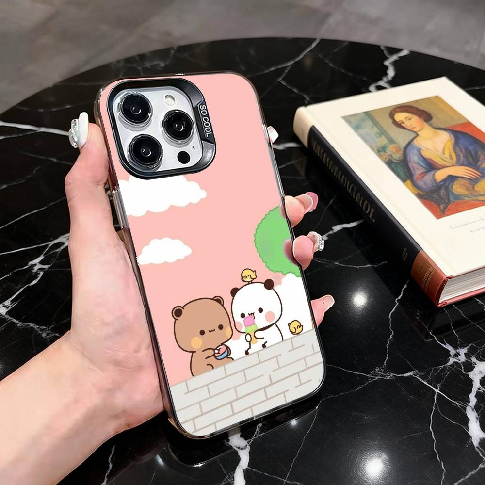 

Забавный семейный B-BUBU D-DUDU-es Чехол для телефона для iPhone 17,16,15,14,13,12,11 Plus,Pro Max,XS, Цветной Серебристый Черный Чехол iPhone17PRO