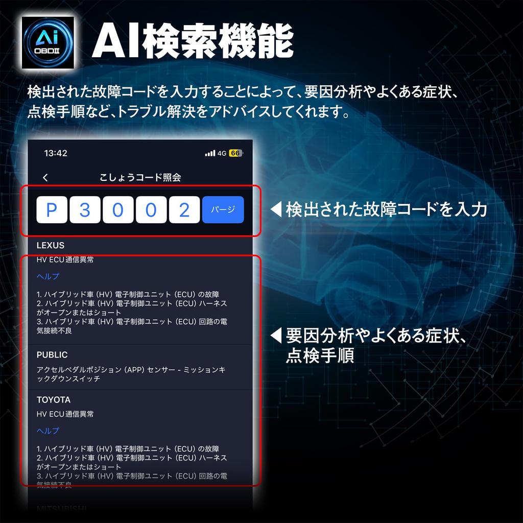 MAXWIN OBD2 Diagnosewerkzeug mit KI-Berater Fehlercode-Scanwerkzeug mit Leistung Fahrzeug Automobilsystem Drahtlos Bluetooth Dediziert Kompatibel mit