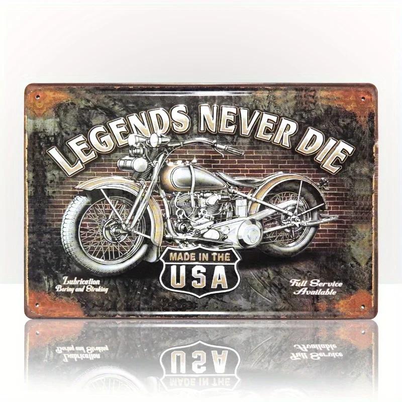 Vintage-Plakate im alten Stil mit LKW-Zug, Metallblechschilder, dekorative Teller für Club, Männerhöhle, Bar, Hotel, Café, Wanddekoration